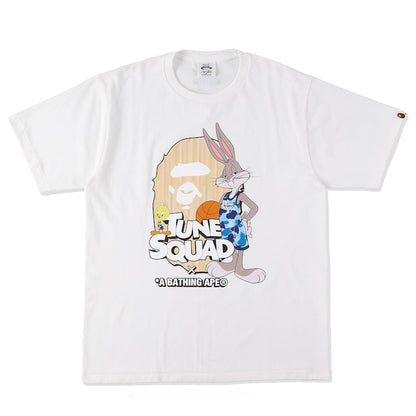 BAPE x Space Jam Ape Head Tee White