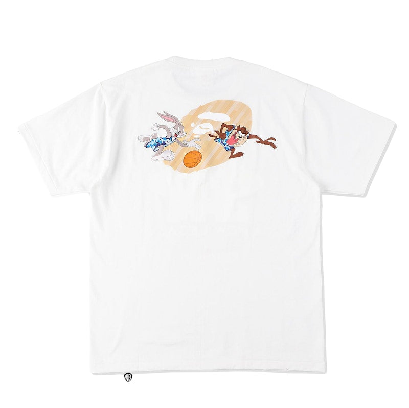 BAPE x Space Jam Logo Tee White