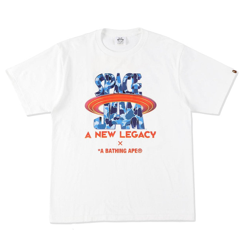 BAPE x Space Jam Logo Tee White