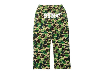 BAPE x Spotify x Central Cee Camo Relaxed Fit Sweatpants Green