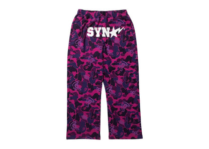 BAPE x Spotify x Central Cee Camo Relaxed Fit Sweatpants Purple