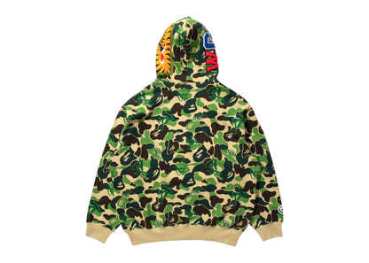 BAPE x Spotify x Central Cee Camo Shark Full Zip Hoodie Green