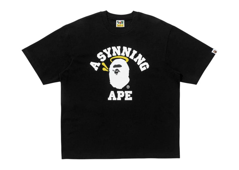 BAPE x Spotify x Central Cee College Relaxed Fit Tee Black