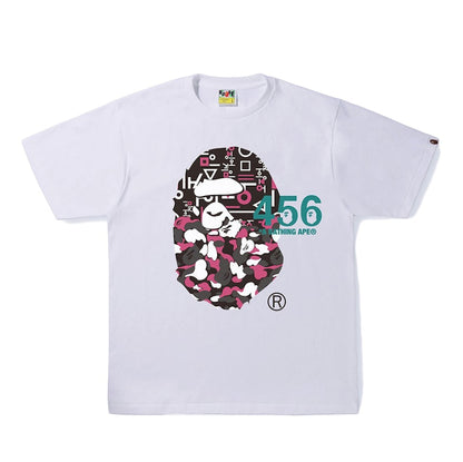 BAPE x Squid Game Ape Head Tee White