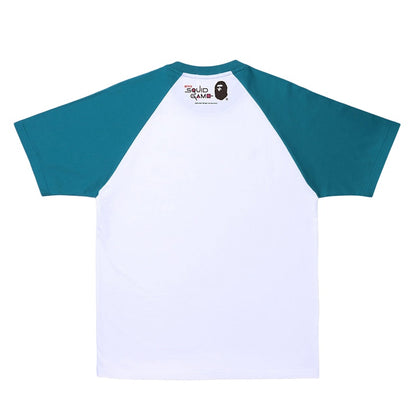 BAPE x Squid Game Raglan Tee Green