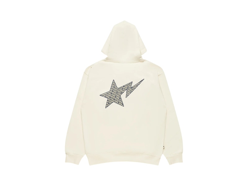BAPE x Stadium Goods Fleece Pullover Hoodie Ivory