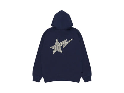 BAPE x Stadium Goods Fleece Pullover Hoodie Navy