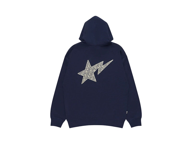 BAPE x Stadium Goods Fleece Pullover Hoodie Navy