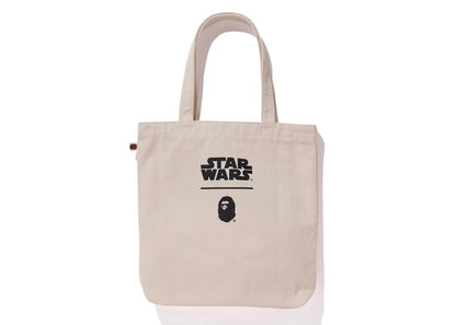 BAPE x Star Wars BB-8 & D-O Tote Bag Ivory