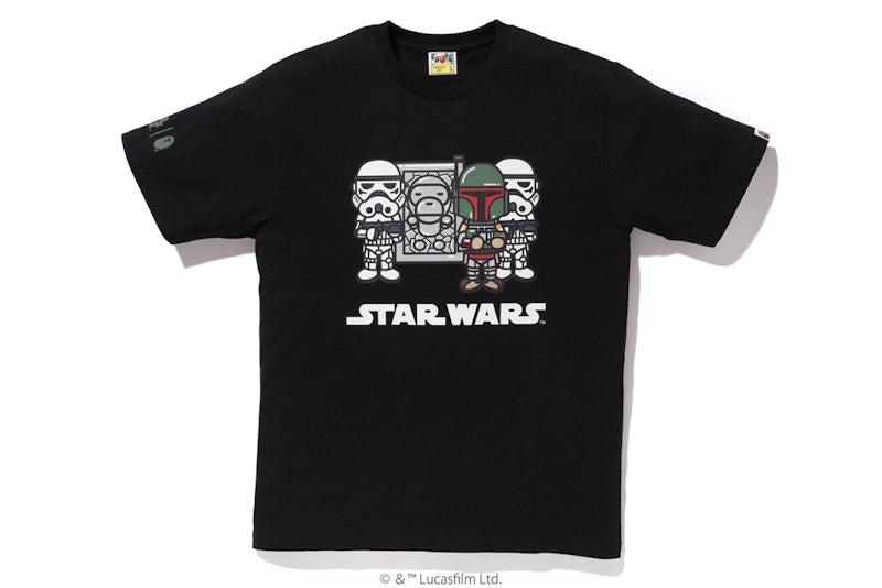 BAPE x Star Wars Baby Milo Carbonite Tee Black