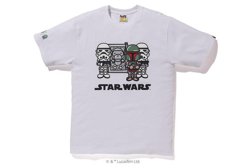 BAPE x Star Wars Baby Milo Carbonite Tee White