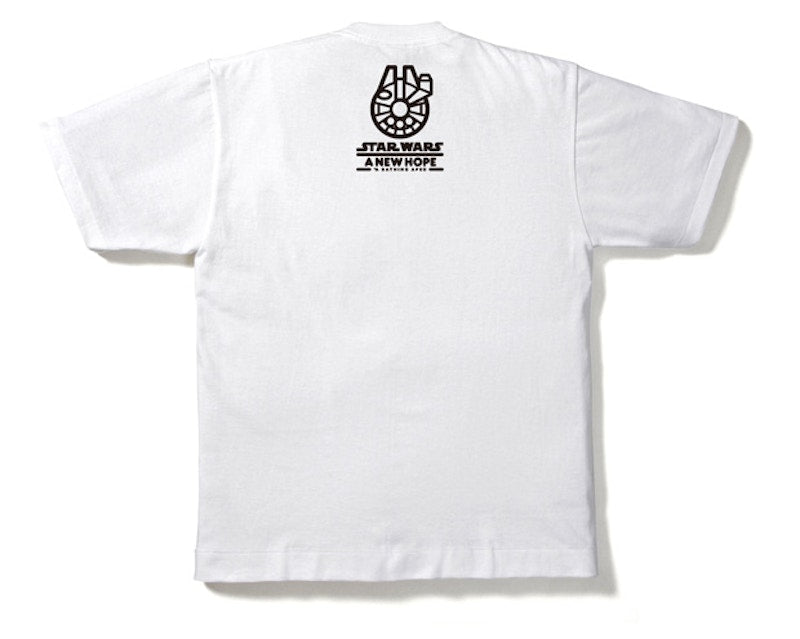 BAPE x Star Wars Chewbacca Baby Milo Tee White