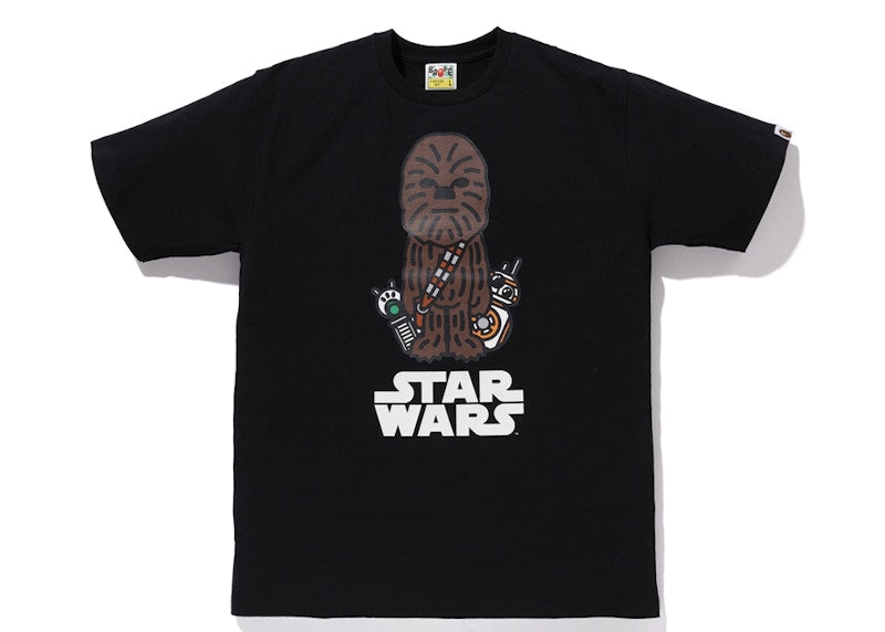 BAPE x Star Wars Chewbacca Tee Black