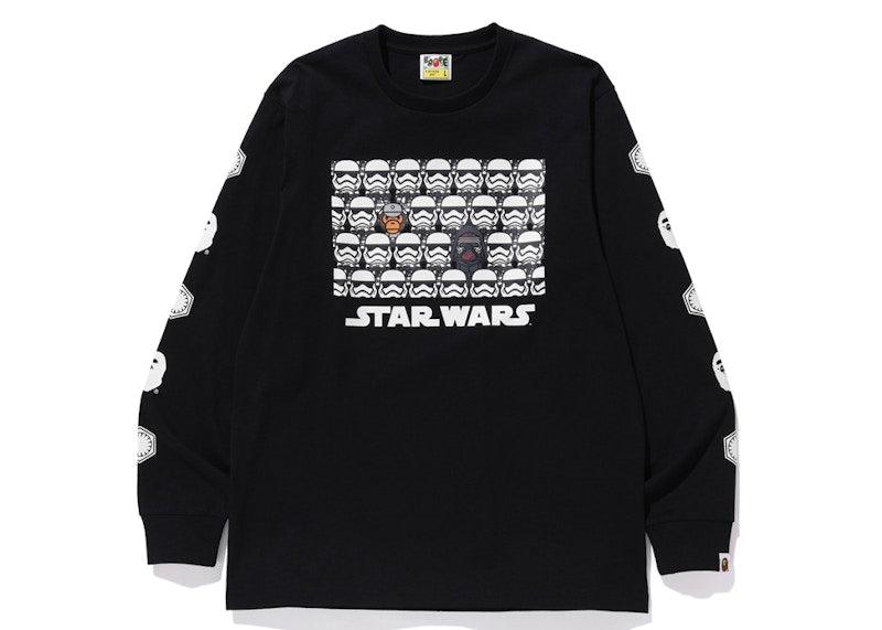 BAPE x Star Wars First Order L/S Tee Black