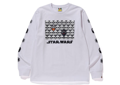 BAPE x Star Wars First Order L/S Tee White