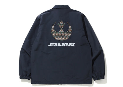 BAPE x Star Wars Republic Coach Jacket Navy