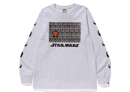 BAPE x Star Wars Republic L/S Tee White