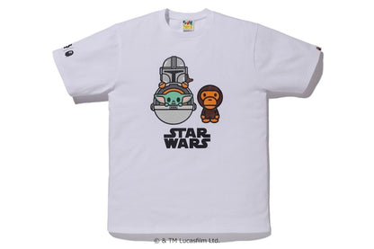 BAPE x Star Wars The Child Cargo Baby Milo Tee White