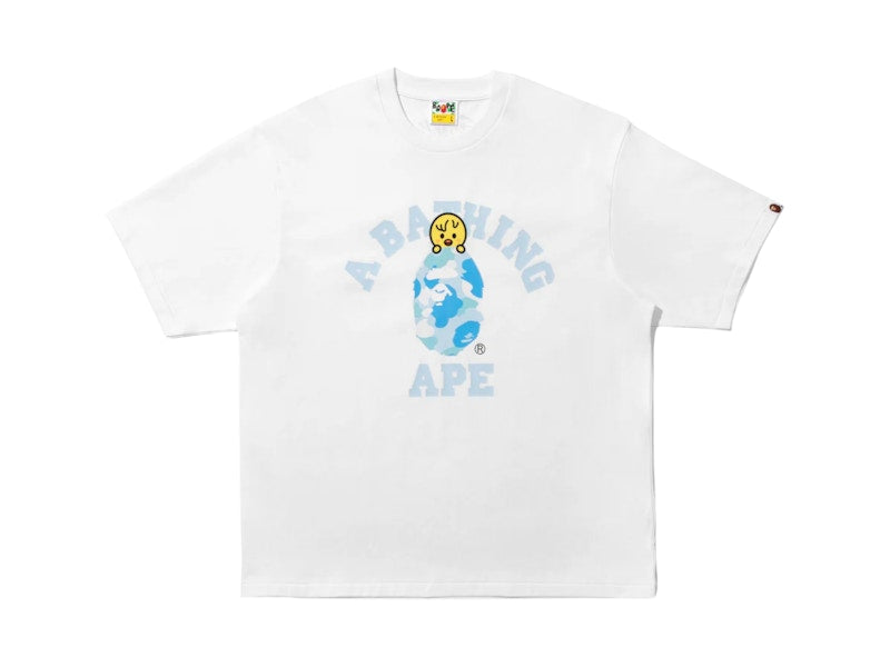 BAPE x Stray Kids Bbokar College Tee (FW25) White