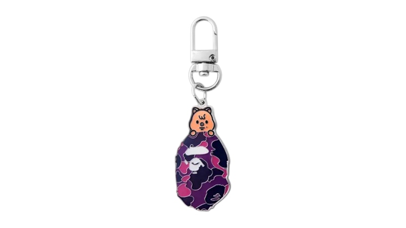BAPE x Stray Kids Han Keychain Purple