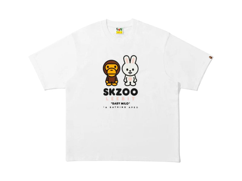 BAPE x Stray Kids Leebit Baby Milo Tee (FW25) White