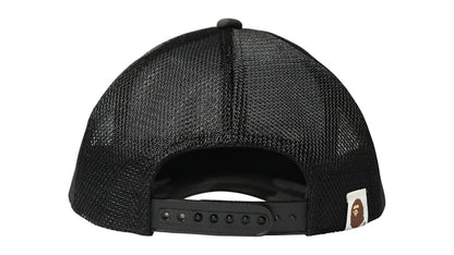 BAPE x Stussy Trucker Cap Black
