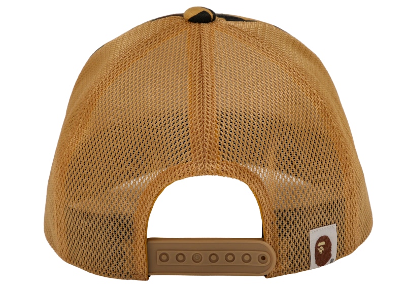BAPE x Stussy Trucker Cap Yellow
