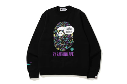 BAPE x The Fresh Prince Crewneck Black