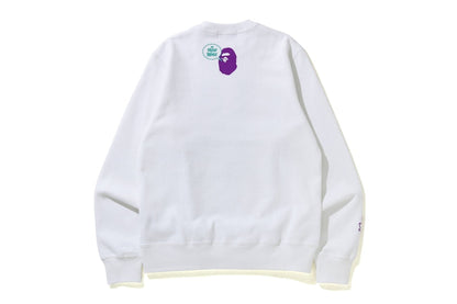 BAPE x The Fresh Prince & Dj Jazzy Jeff Baby Milo Crewneck White