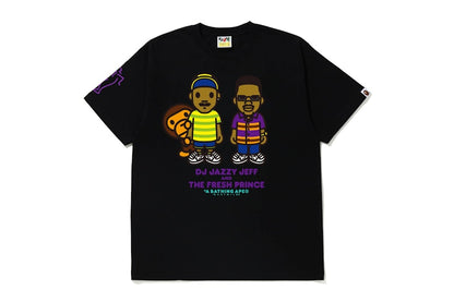 BAPE x The Fresh Prince & Dj Jazzy Jeff Baby Milo Tee Black