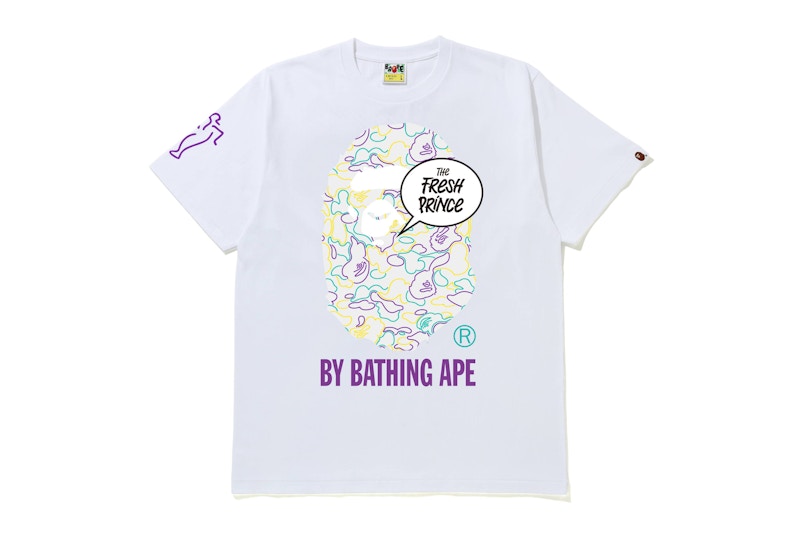 BAPE x The Fresh Prince Tee White