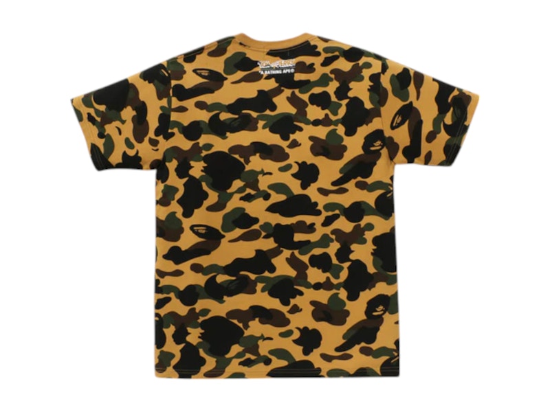 BAPE x Tom And Jerry 85th 1st Camo Tee Yellow