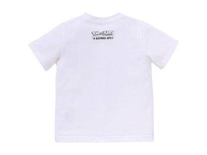BAPE x Tom And Jerry Kids 85th Ape Head I Tee White