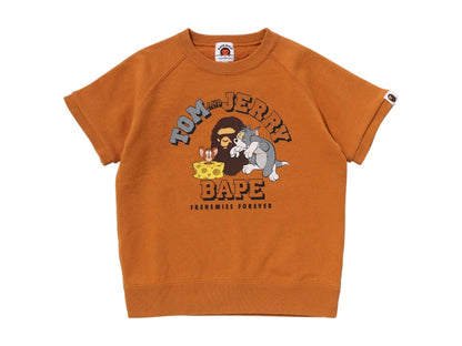 BAPE x Tom And Jerry Kids 85th Relaxed Fit Sweat Tee Yellow