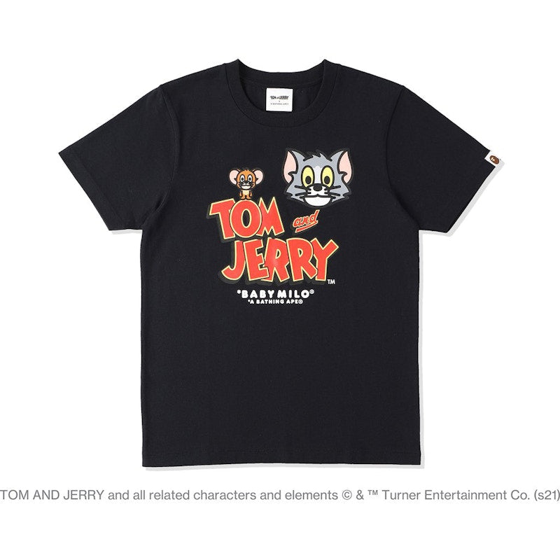 BAPE x Tom and Jerry Baby Milo 1 Womens Tee Black