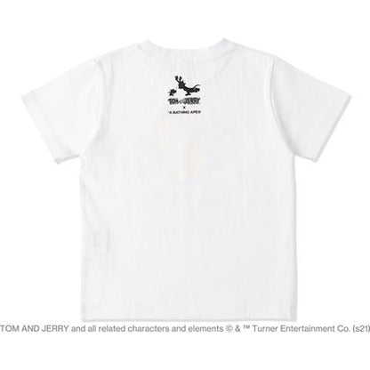 BAPE x Tom and Jerry Cheese Ape Head Womens Tee White