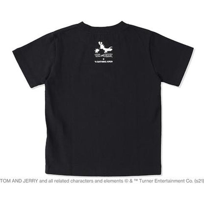 BAPE x Tom and Jerry College Kids Tee Black