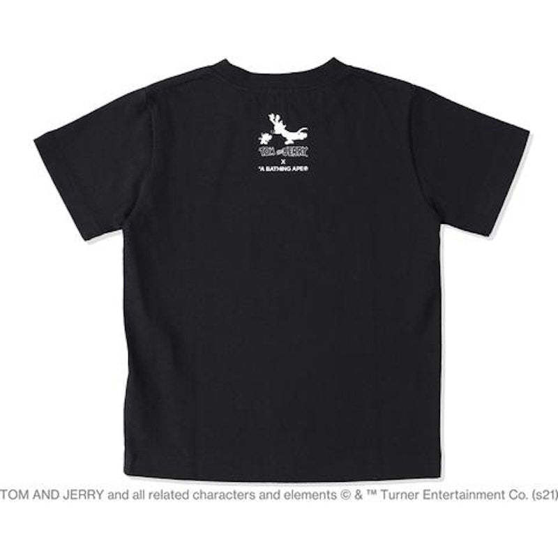 BAPE x Tom and Jerry College Kids Tee Black