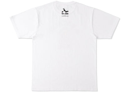 BAPE x Tom and Jerry College Tee White