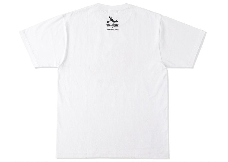 BAPE x Tom and Jerry Cruising Tee White