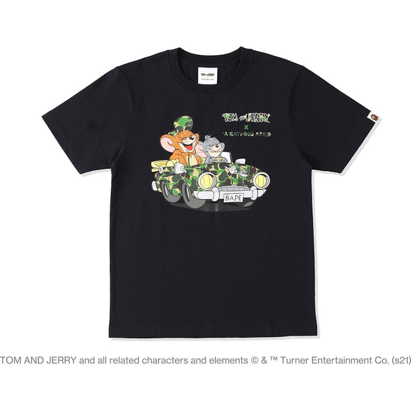 BAPE x Tom and Jerry Cruising Womens Tee Black