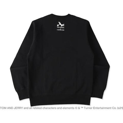 BAPE x Tom and Jerry Painting Crewneck Black