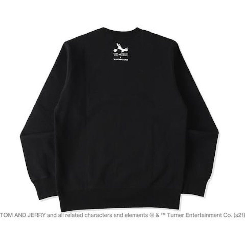 BAPE x Tom and Jerry Painting Crewneck Black