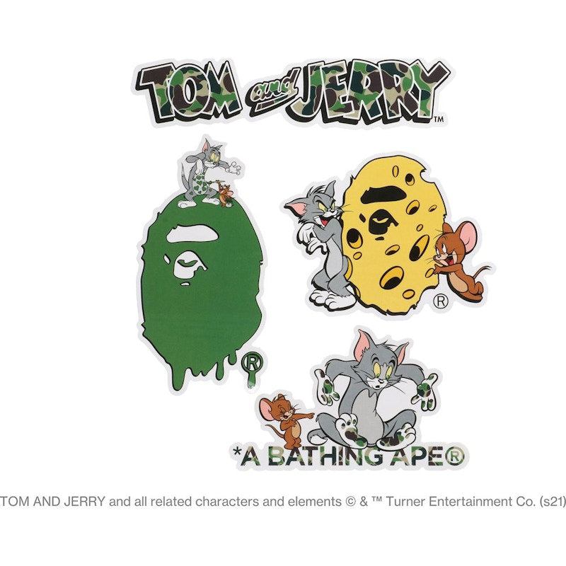 BAPE x Tom and Jerry Sticker Set Multi