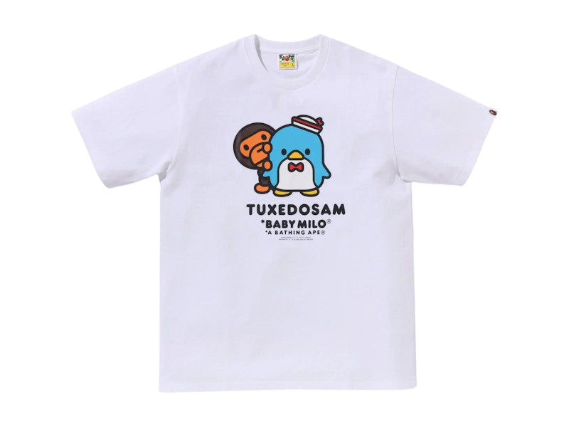 BAPE x TuxedoSam Baby Milo Tee White