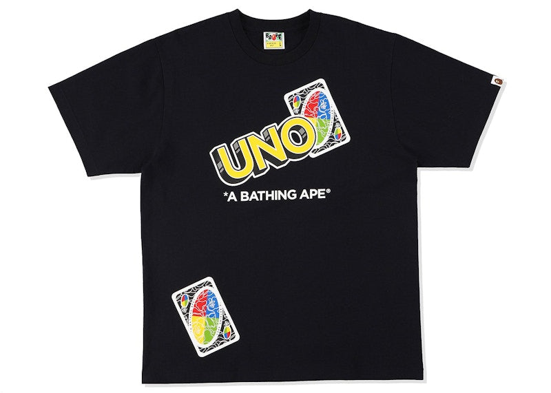 BAPE x UNO Tee Black