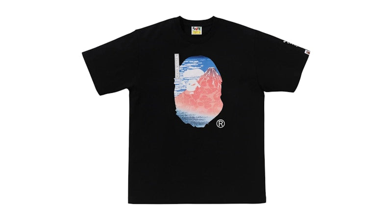 BAPE x Ukiyo-E Ape Head 2 Tee Black