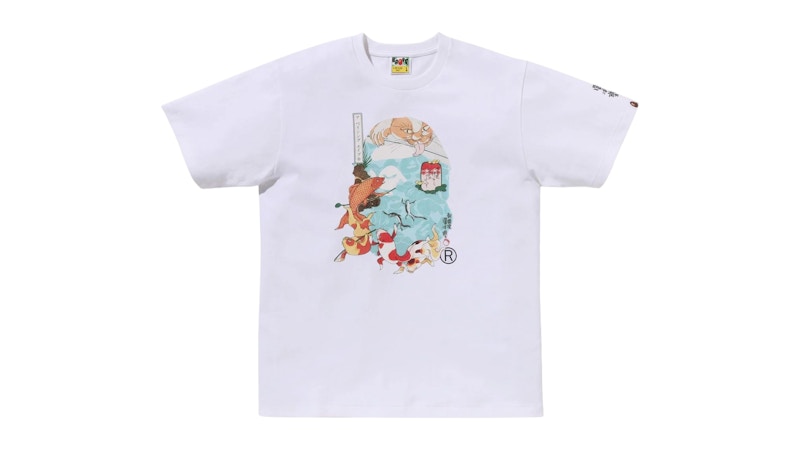 BAPE x Ukiyo-E Ape Head 4 Tee White
