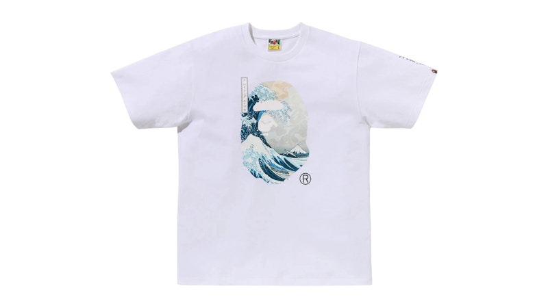 BAPE x Ukiyo-E Ape Head I Tee White