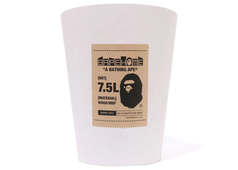 BAPE x Umbra Woodrow Trash Can White